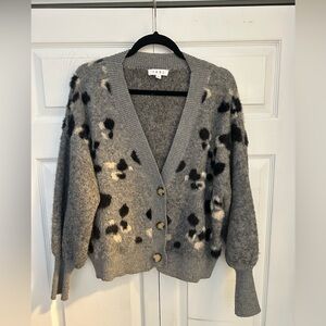 THML boutique cheetah cardigan